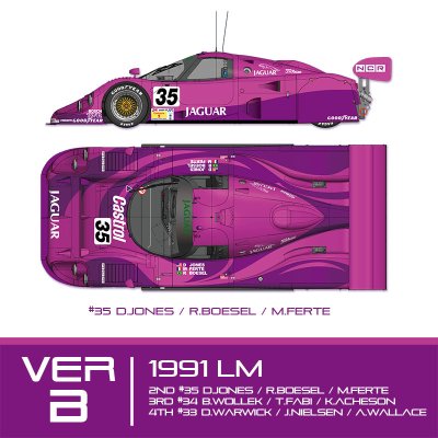 画像1: MFH 1/12 XJR-12 Ver.B 1991 LM