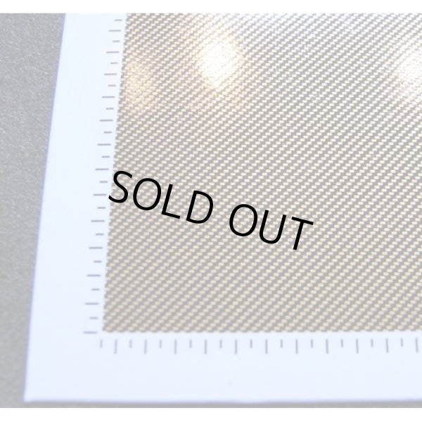 バルケッタ カーボン デカール 3S 綾織り ブラック ゴールド