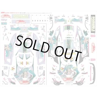 グッドスマイルレーシング 1/10 GSR デカール2枚セット 初音ミク 新品 GSRキャラクターカスタマイズシリーズ デカール045／GSR 初音