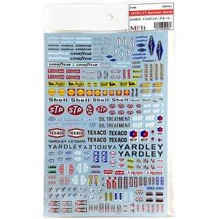 MFH 1970′s F1 スポンサーデカール モデルファクトリーヒロ | クアトロ