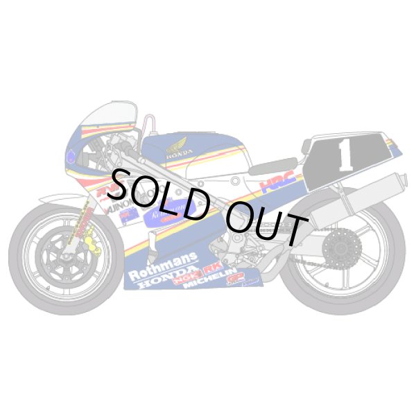 ミュージアムコレクション D835 1/12 ホンダRVF750 `87 ロスマンズ デカール