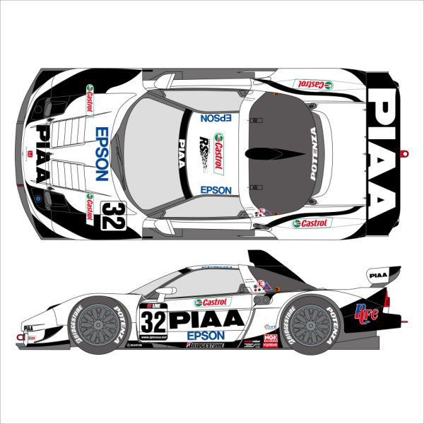 SHUNKO MODELS シュンコウモデル SHK-D014B 1/24 PIAA NSX 2004 デカールセット タミヤ対応