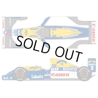 SHUNKO 1/24 ウィリアムズ FW14 & FW14B デカールセット ハセガワ対応