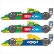 SHUNKO MODELS シュンコウモデル SHK-D180 1/24 ベネトン B190 & B190B デカールセット ハセガワ対応
