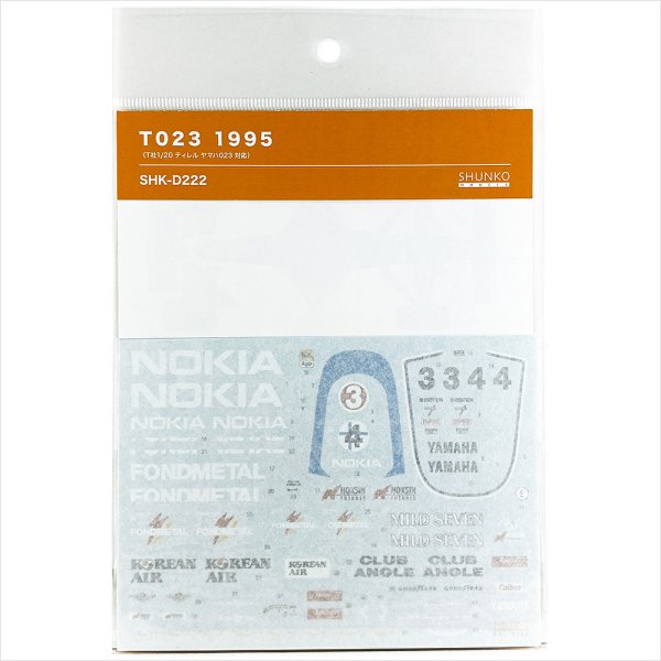 SHUNKO MODELS シュンコウモデル SHK-D222 1/20 ティレル ヤマハ T023 デカールセット タミヤ対応