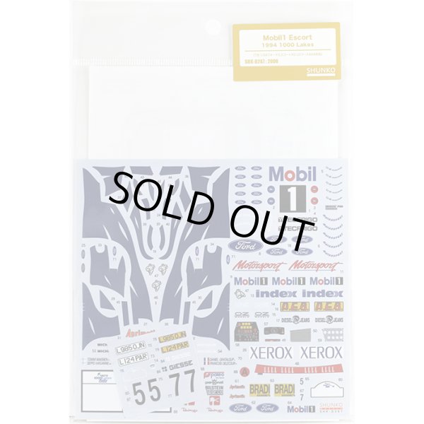 SHUNKO MODELS SHK-D267 1/24 モービル1 エスコート 1994 1000湖 デカールセット