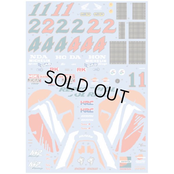 SHUNKO MODELS シュンコモデル SHK-D277 1/12 レプソルNSR500 1998 デカールセット