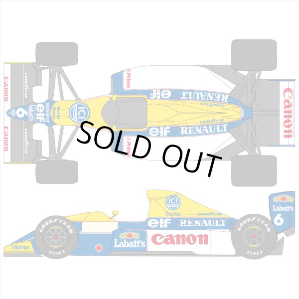 SHUNKO 1/20 ウイリアムズ FW13B デカールセット タミヤ対応