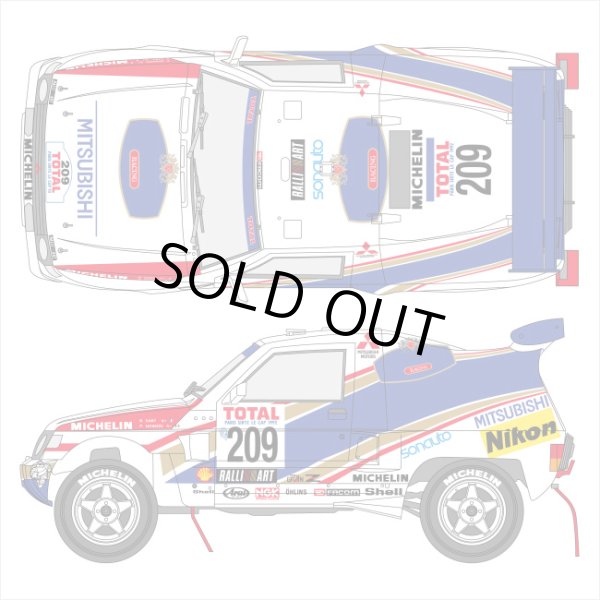 SHUNKO MODELS シュンコウ SHK-D298SE 1/24 三菱パジェロ #209 1992 デカールセット タミヤ対応