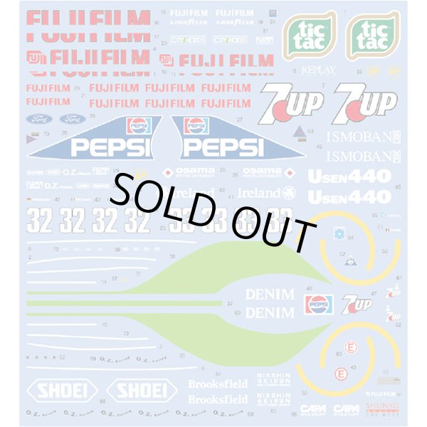 SHUNKO MODELS シュンコウ SHK-D331 1/20 ジョーダン J191 1991ベルギー/日本 デカールセット タミヤ対応