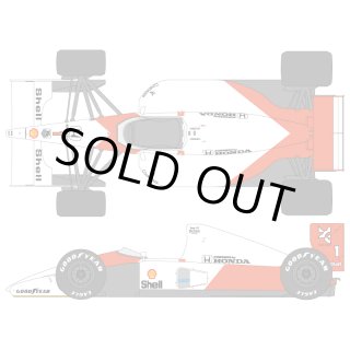 SHUNKO 1/12 マクラーレン MP4/6 デカールセット タミヤ対応