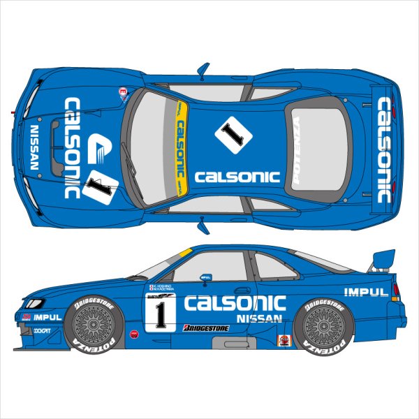 SHUNKO MODELS シュンコウモデル SHK-D358 1/24 カルソニックGT-R R33 1996 デカールセット タミヤ対応