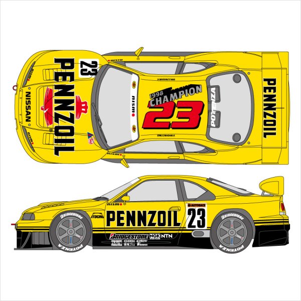 SHUNKO MODELS シュンコウモデル SHK-D393 1/24 ペンズオイル GT-R R33 1998 デカールセット タミヤ対応