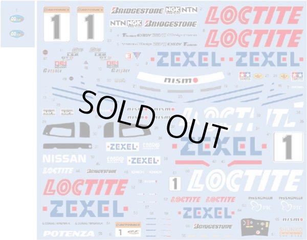 SHUNKO MODELS シュンコウモデル SHK-D396 1/24 ロックタイト ゼクセル GT-R R34 2000 デカールセット タミヤ対応