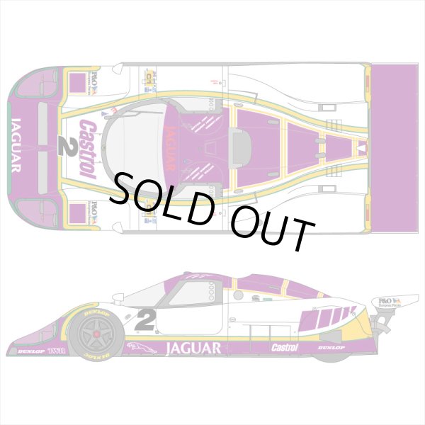 SHUNKO MODELS シュンコモデル SHK-D400 1/24 ワークスチーム ジャガー XJR-9 LM 1988 デカールセット タミヤ対応