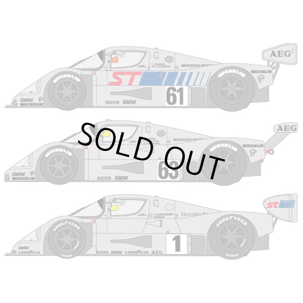 SHUNKO 1/24 ザウバーメルセデスC9 1989-90 デカールセット