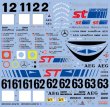 SHUNKO MODELS シュンコウモデル SHK-D404 1/24 ザウバー メルセデス C9 1989-90 デカールセット タミヤ対応