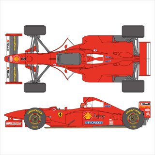 SHUNKO 1/20 フェラーリ F310B 1997 カナダ/日本 デカールセット