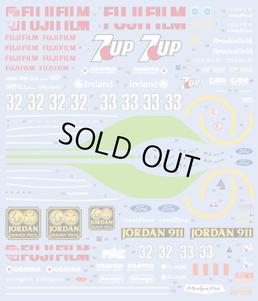 SHUNKO MODELS シュンコウ SHK-D424 1/20 ジョーダン J191 1991 前期/テストカー デカールセット タミヤ対応