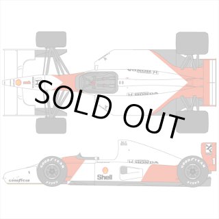 セット1/20スタジオ27+タミヤMcLaren MP4/7+別売デカール セット1/20スタジオ27+タミヤMcLaren MP4/7+別売デカール 完全