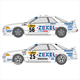 SHUNKO 1/24 ゼクセル スカイラインGT-R 1990-91スパ デカールセット