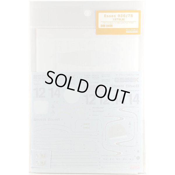 SHUNKO MODELS シュンコウ SHK-D446 1/24 エセックス ポルシェ 936/78 1979 LM デカールセット タミヤ対応