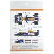 SHUNKO MODELS シュンコウ SHK-D450 1/20 ウイリアムズ FW14B デカールセット フジミ対応