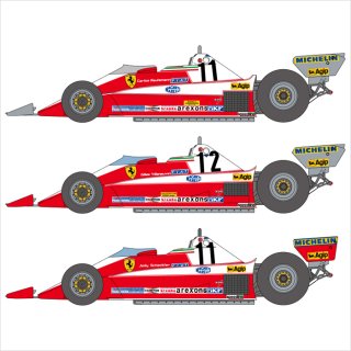 SHUNKO 1/20 フェラーリ 312T3 1978-79 デカール タミヤ対応