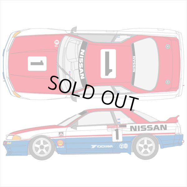SHUNKO MODELS シュンコウ SHK-D491 1/24 ワークスチーム スカイラインGT-R 1991 バサースト1000 デカールセット タミヤ対応