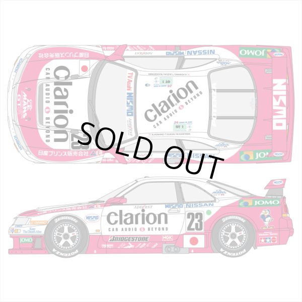 SHUNKO MODELS シュンコウ SHK-D495 1/24 ニスモ クラリオン GT-R LM 1995 デカールセット タミヤ対応
