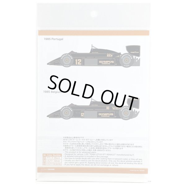 SHUNKO MODELS シュンコウモデル SHK-D497 1/20 ロータス タイプ97T 1985 デカールセット フジミ対応