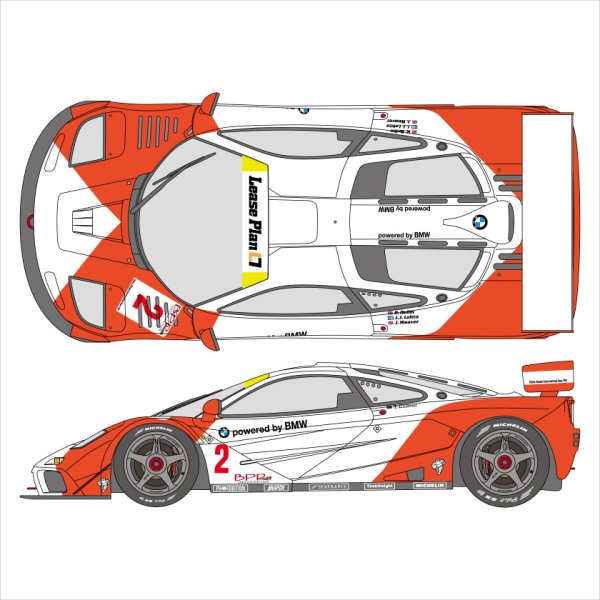 SHUNKO MODELS シュンコウモデル SHK-D509 1/24 マクラーレンF1 GTR 1996珠海 #2/6 デカールセット フジミ対応