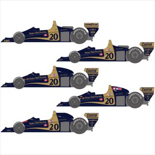 SHUNKO 1/20 ウルフ WR1 & WR3 1977-78 デカール タミヤ対応