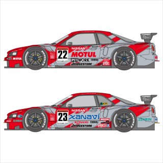SHUNKO 1/24 ザナヴィ&モチュールGT-R R34 2003 デカール タミヤ対応