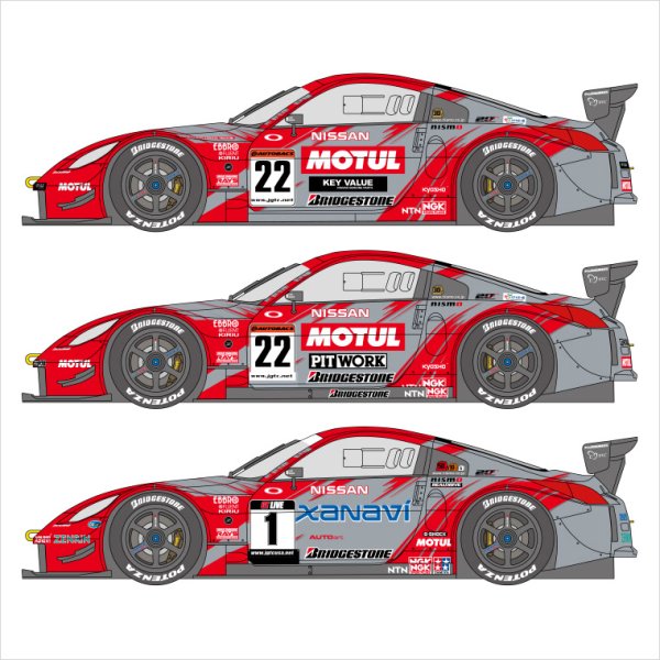 SHUNKO MODELS シュンコウモデル SHK-D526 1/24 ザナヴィ&モチュールZ 2004 デカールセット タミヤ対応