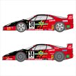 SHUNKO MODELS シュンコウモデル SHK-D528 1/24 スターカードF40 #34 1994-95 デカールセット タミヤ対応