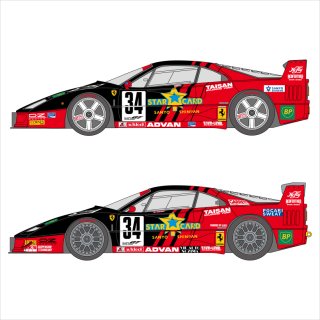 SHUNKO 1/24 スターカードF40 #34 1994-95 デカール タミヤ対応