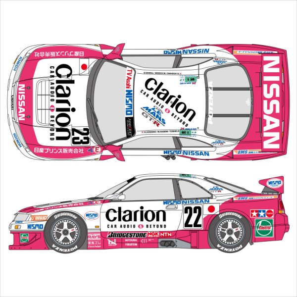 SHUNKO MODELS シュンコウ SHK-D533 1/24 ニスモ クラリオン GT-R LM 1996 デカールセット タミヤ対応