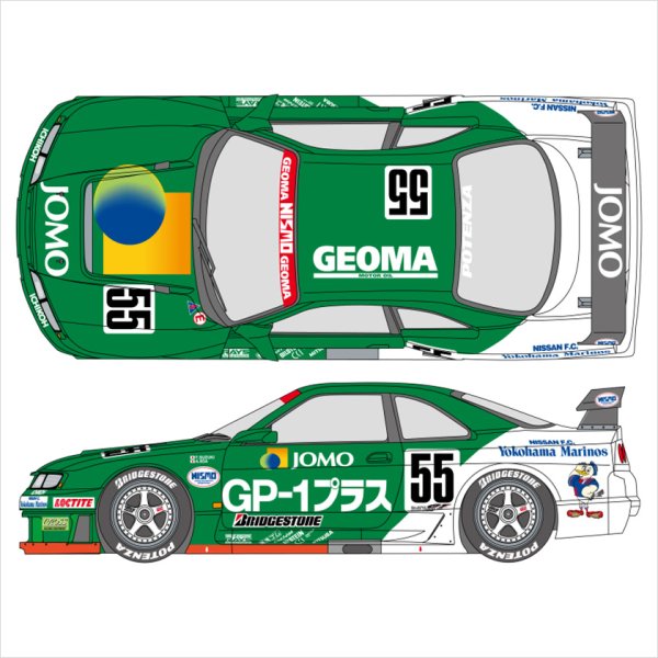 SHUNKO MODELS シュンコウ SHK-D536 1/24 JOMO スカイラインGT-R R33 1995 デカールセット タミヤ対応
