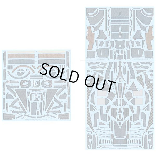 画像3: スタジオ27 1/20 RB6 カーボン デカール タミヤ対応 (デカール) (3)