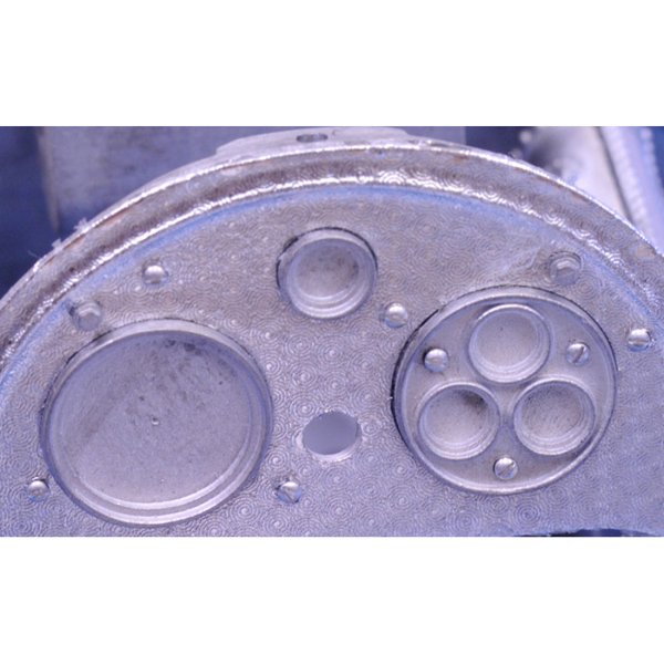 モデルファクトリーヒロ 糊付極薄アルミシート 金属きさげ加工模様