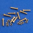 モデルファクトリーヒロ MFH 極小六角ボルト&ナット セット No.02 1.2φx5mm