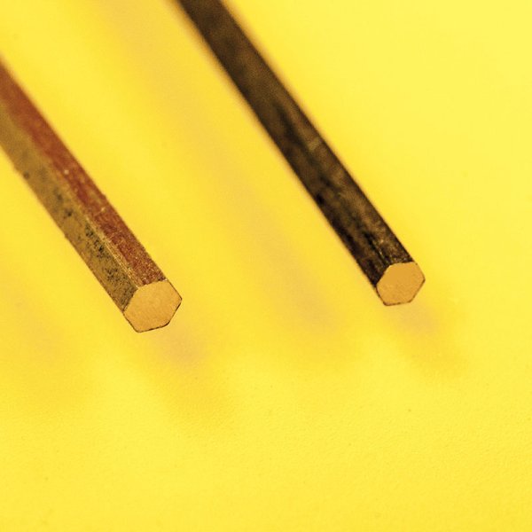 モデルファクトリーヒロ MFH P1129 六角 真鍮棒 対辺1.5mm