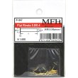 画像1: MFH 平アルミリベット [ヘッド径0.8mm/ピン径0.4mm] 50本入 (1)
