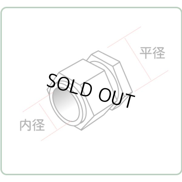 画像2: さかつう 六角フランジ ダブル 平径1.5mm 10個入り （ディテールアップパーツ） (2)