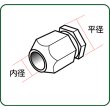 画像2: さかつう 六角フランジ ダブル 平径1.8mm テーパー付 10個入り （ディテールアップパーツ） (2)