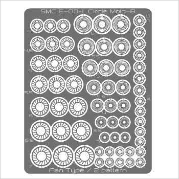 SMC E-004 サークルモールドB ファンタイプ