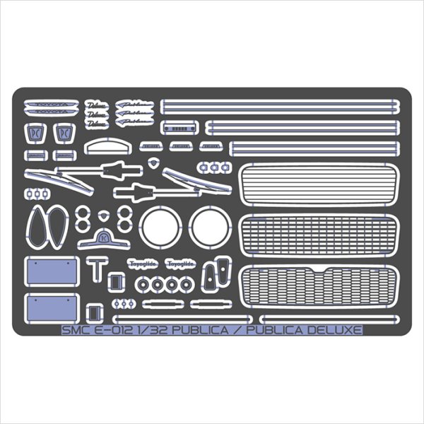 SMC E-012 1/32 パブリカ/パブリカ デラックス パーツセット