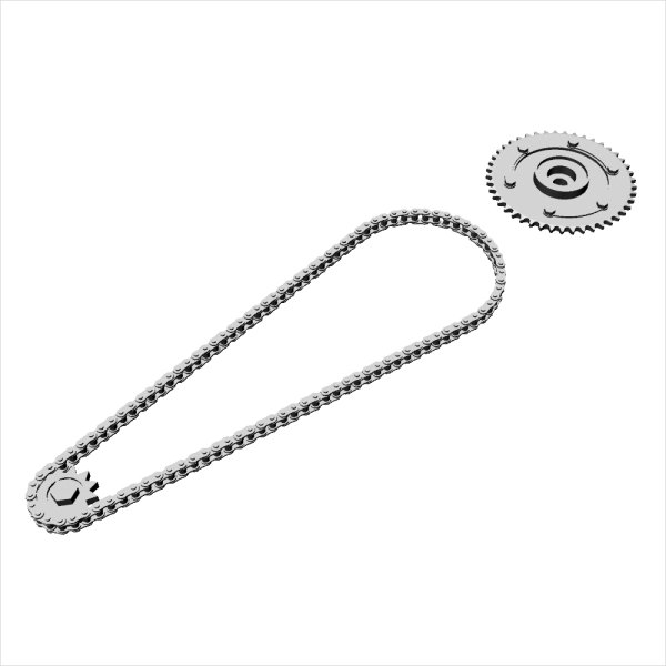 SMC P-035 1/12 ヤマハ SR400/500 チェーンパーツ アオシマ