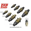 Top Studio TD23136 1/12 真鍮製 2.6mm 電装コネクター （エレクトロニックコネクター）